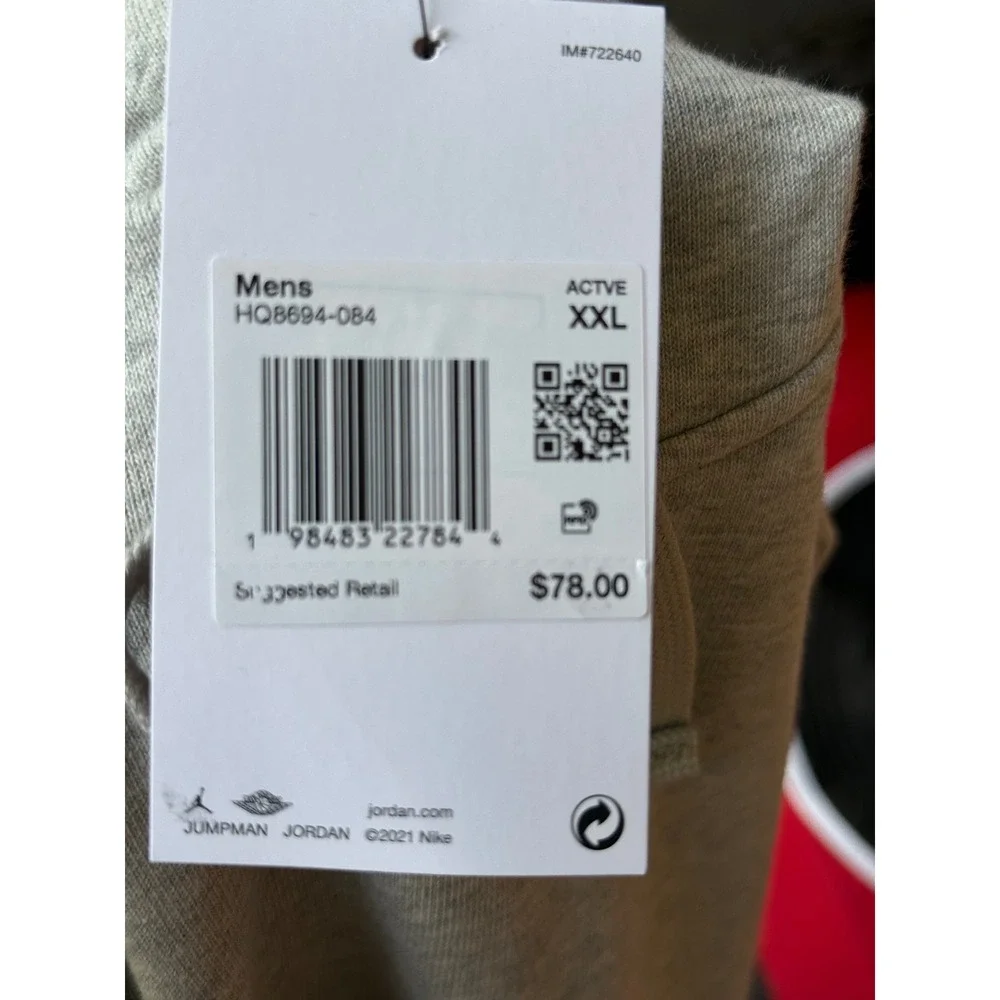 Jordan Jumpman Mens Graphic Fleece Hoodie Grey HQ8694-084